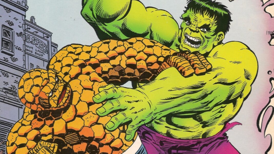 La cosa vs Hulk La cosa vs Hulk
