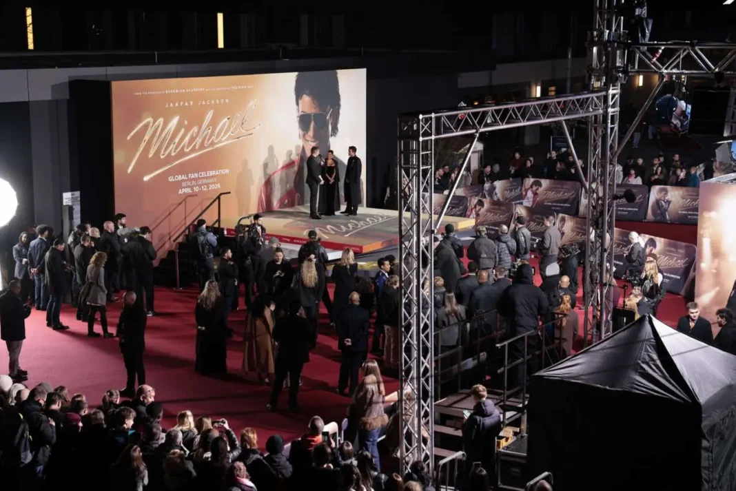 Michael red carpet Berlino