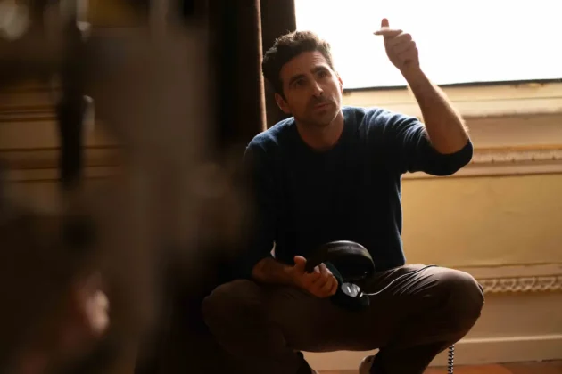 Andrea Pallaoro sul set di The Echo Chamber