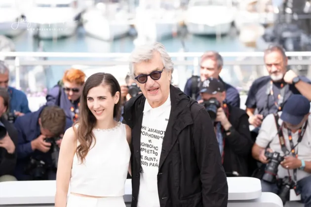 Katharina Rivilis e Wim Wenders al Festival di Cannes 2026