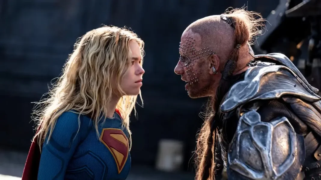 Supergirl si scontra con qualcuno nel film DC Supergirl si scontra con qualcuno nel film DC