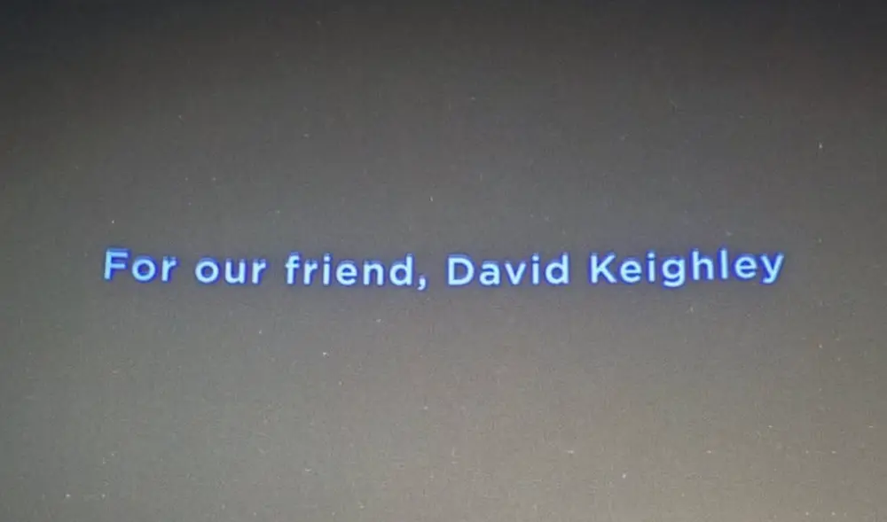 Odissea dedica David Keighley David Keighley
