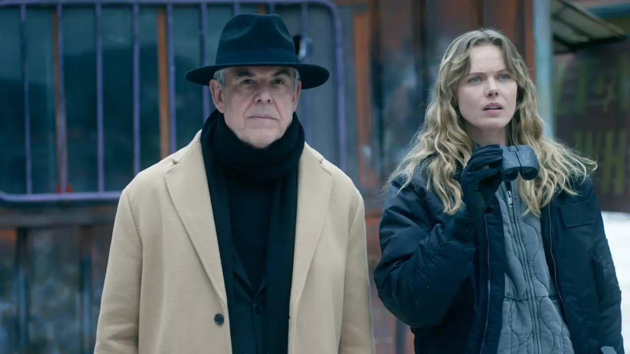 Danny Houston e Frida Gustavsson in Icefall - Caccia sul ghiaccio