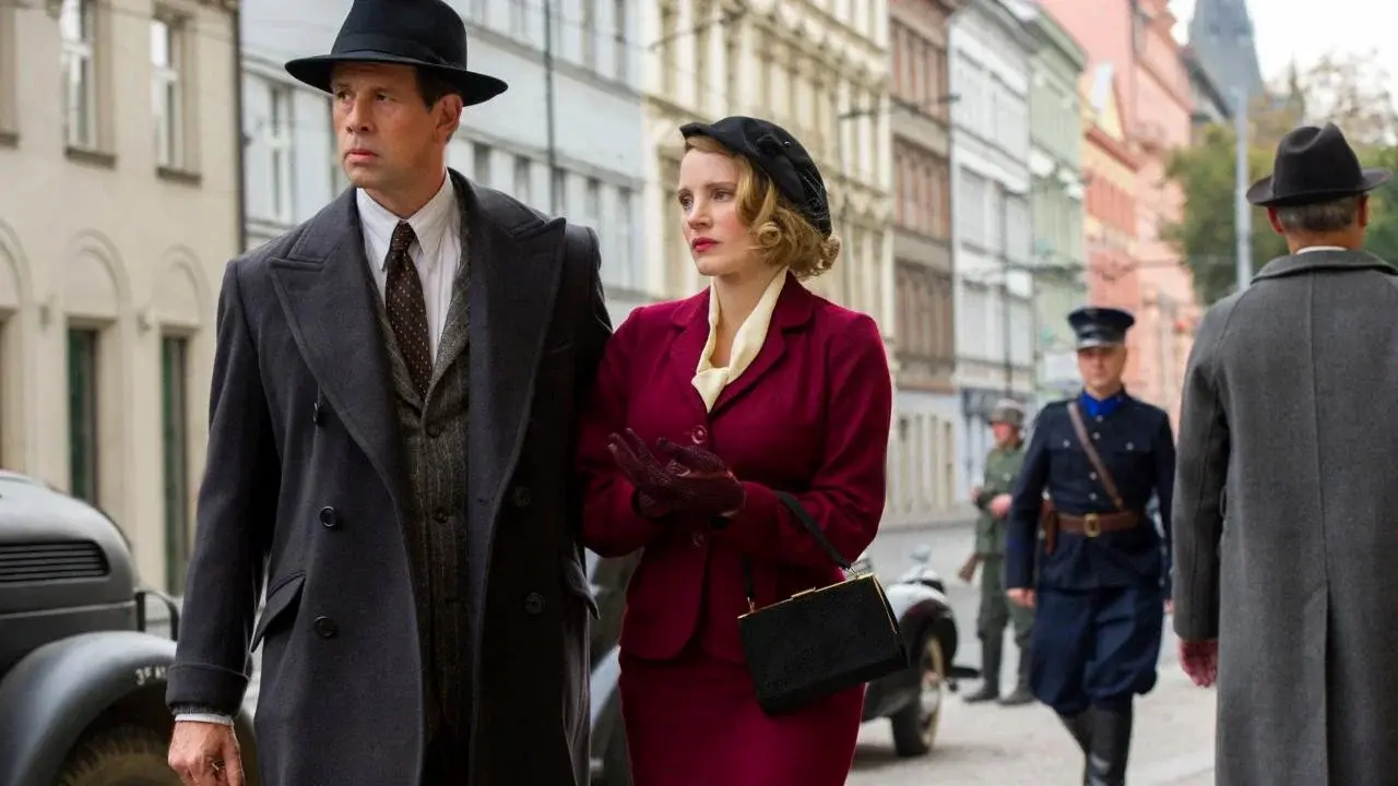 Jessica Chastain in La signora dello zoo di Varsavia