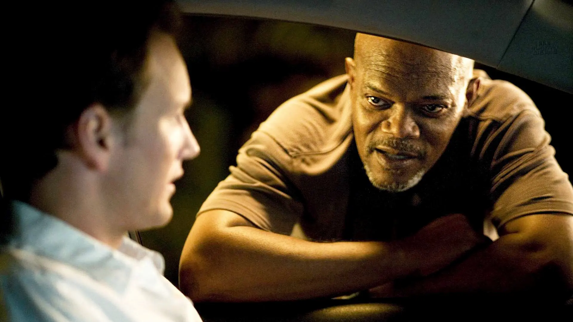 Patrick Wilson e Samuel L. Jackson in La terrazza sul lago