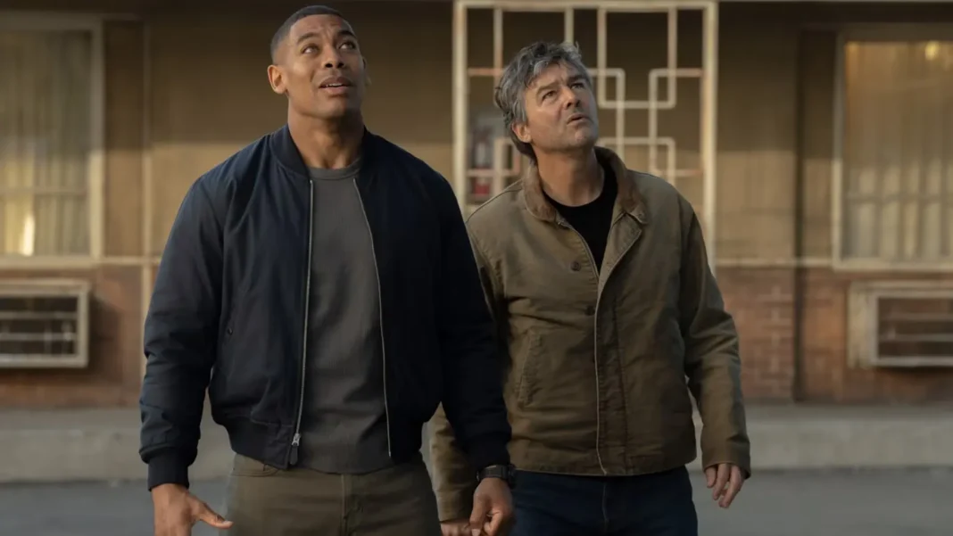 aaron-pierre-come-john-stewart-e-kyle-chandler-come-hal-jordan-in-lanterns Lanterns, episodio 2