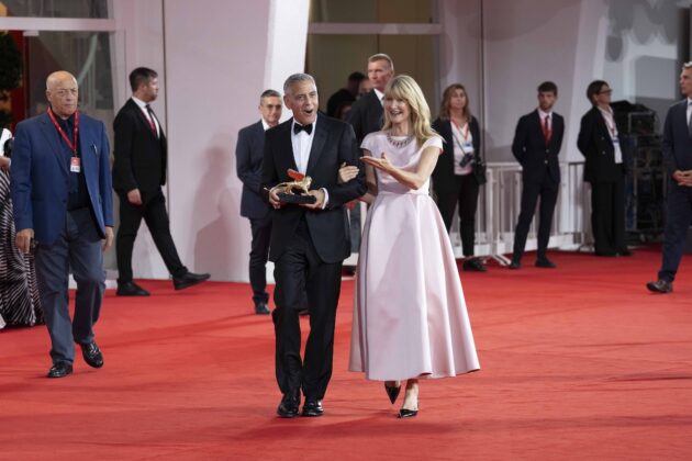 George Clooney e Laura Dern