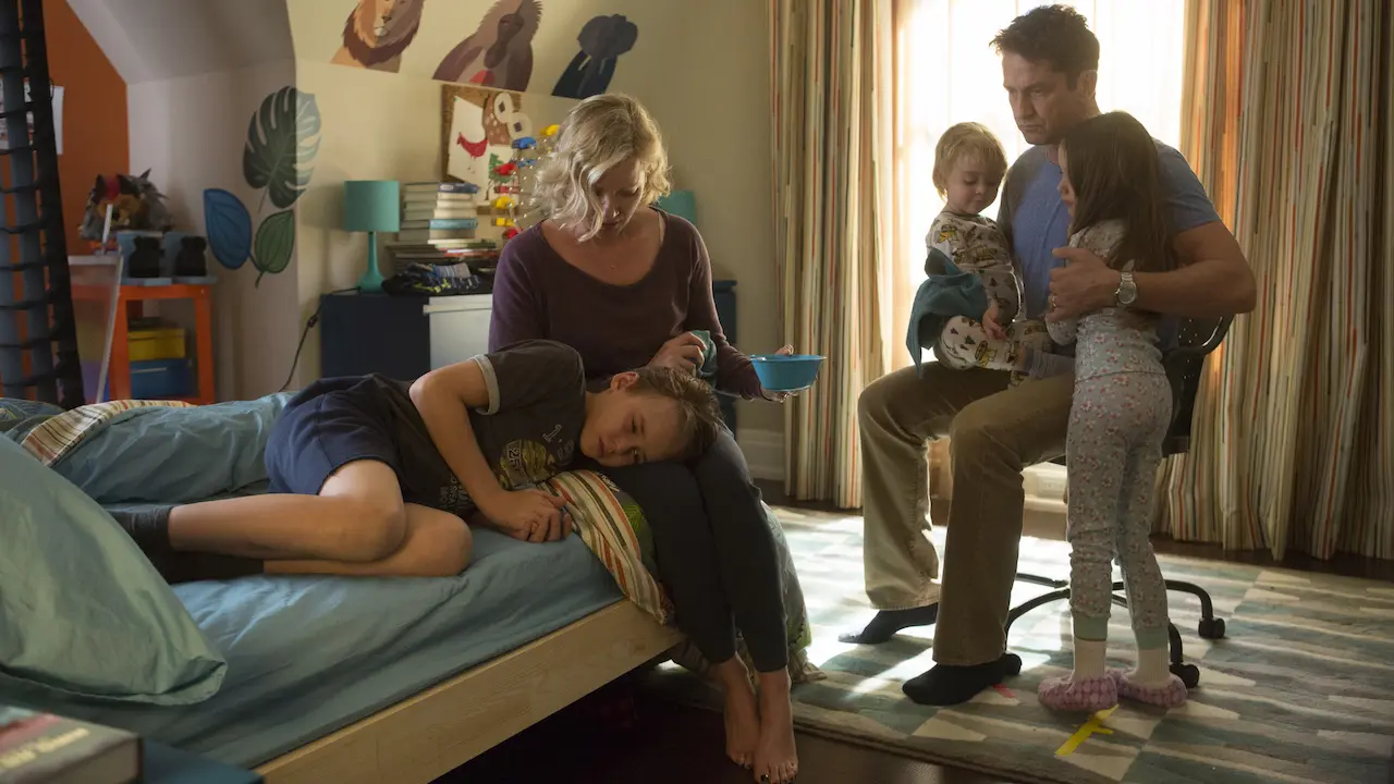 Gretchen Mol e Gerard Butler in Quando un padre