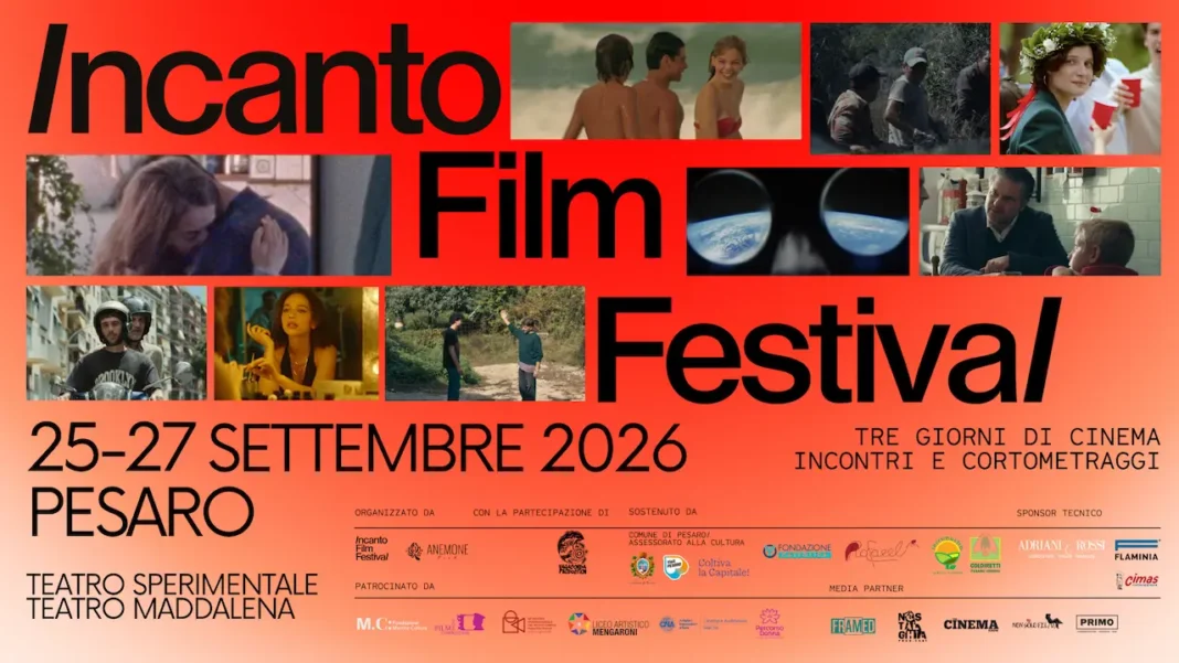 LOCANDINA INCANTOFILMFESTIVAL 2026 (1920 x 1080 px) Incanto Film Festival 2026