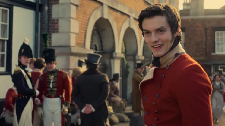 Louis Partridge in Orgoglio e Pregiudizio Netflix