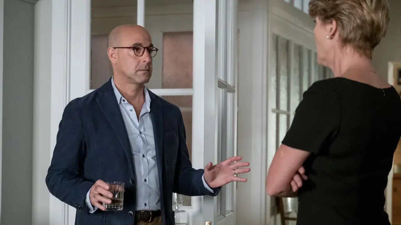 Stanley Tucci ed Emma Thompson in The Children Act - Il verdetto