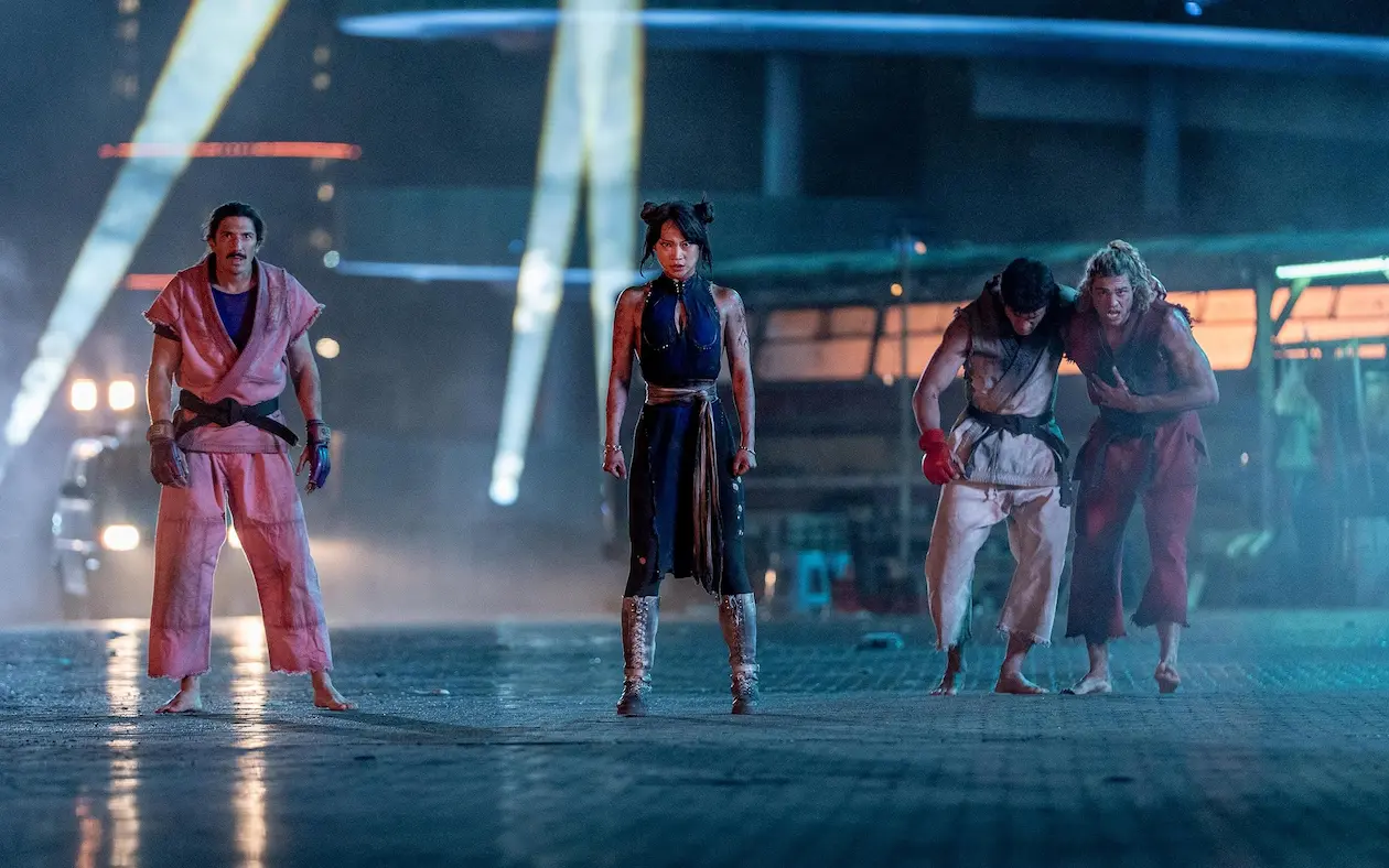 Callina Liang, Noah Centineo, Andrew Schulz e Andrew Koji in Street Fighter (2026)