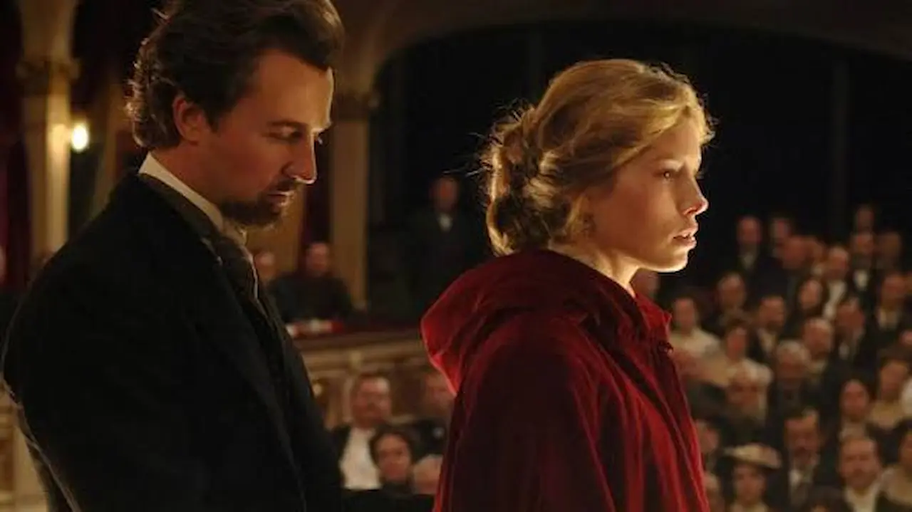 Edward Norton e Jessica Biel in The Illusionist - L'illusionista