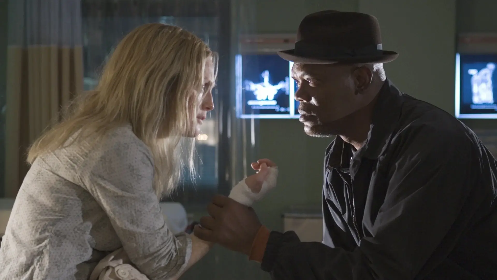 Julianne Moore e Samuel L Jackson in Il colore del crimine